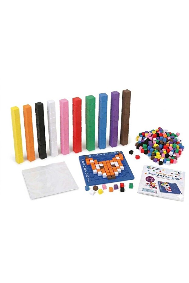 BPA’sız Sağlıklı Plastik 402 Parça Eğitici Zekâ Oyunu – Kodlama ve Şekil Puzzle